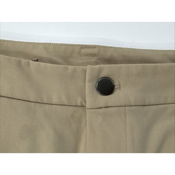 Lululemon Commission Pants Mens 34x31 Khaki Golf Slim Performance Relax Stretch - Picture 4 of 14